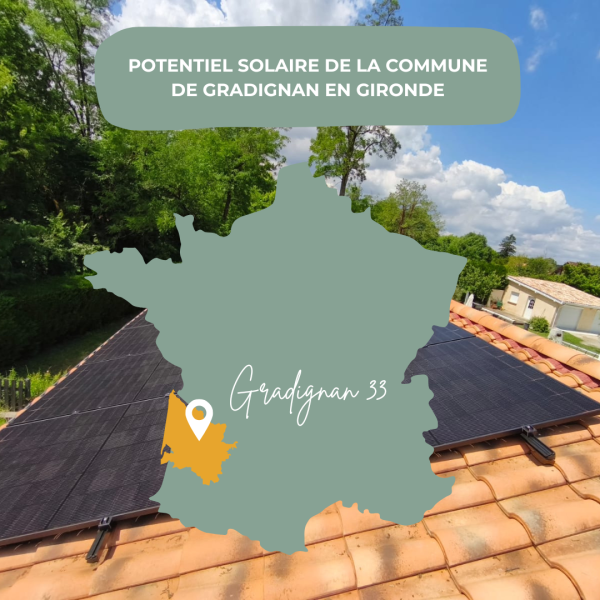  Potentiel solaire de Gradignan en Gironde  et optimisation de l'installation photovoltaique