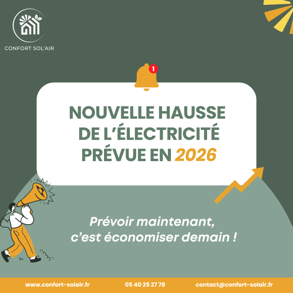 Augmentation prix électricité 2026 en Gironde, comment réduire sa facture d'électricité ? 