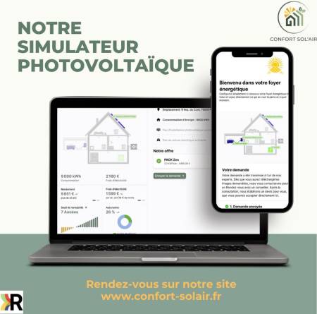 Notre zone d'activité pour ce service Installation de panneaux photovoltaïques sur toiture pour maison individuelle à